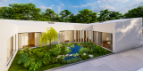 Vista Do Pátio | Unidade Unifamiliar ​| Ad Arquitetura 